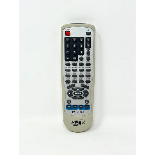 Apex RM-1600 DVD Player Remote Control