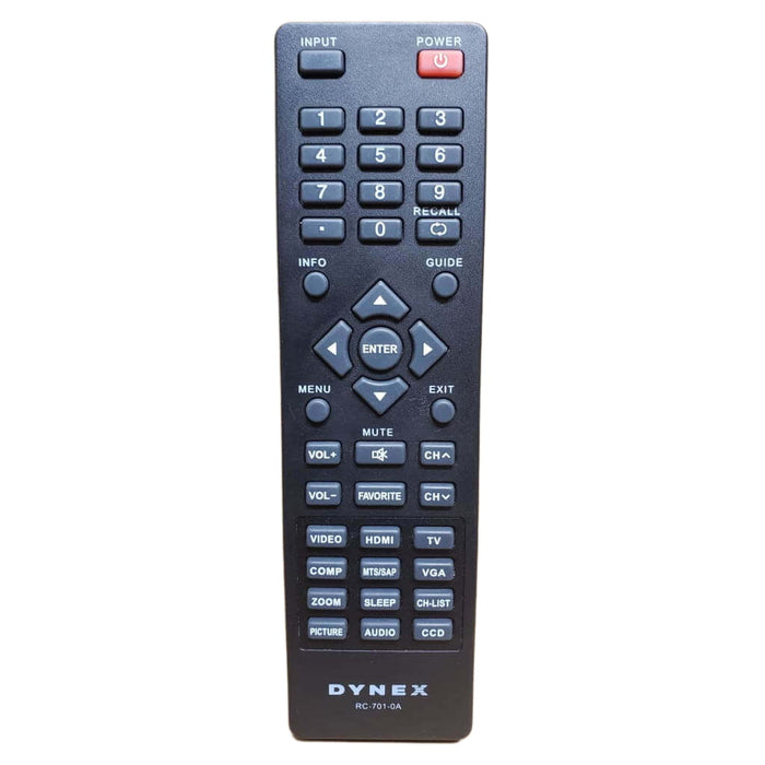 Dynex RC-701-0A TV Remote Control