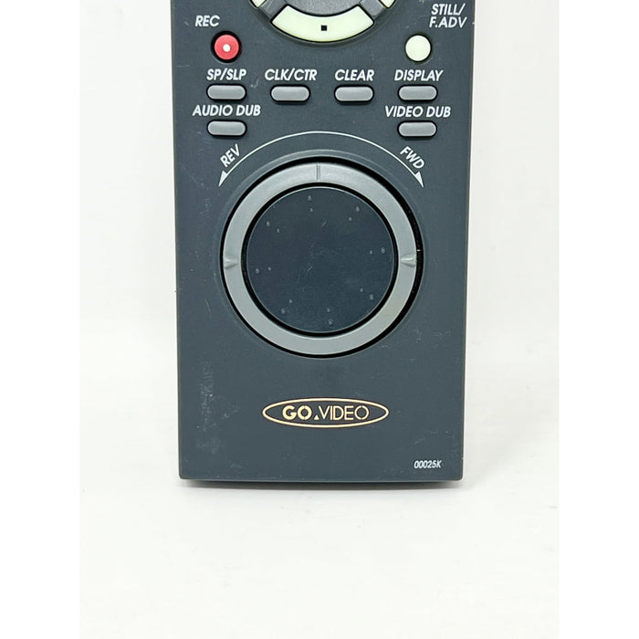 Go Video 00025K Dual Deck VCR Remote Control