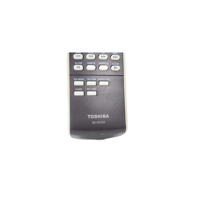 Toshiba SE-R0305 DVD Remote for 22LV505 26LV61K 32CV100U 19LV610U