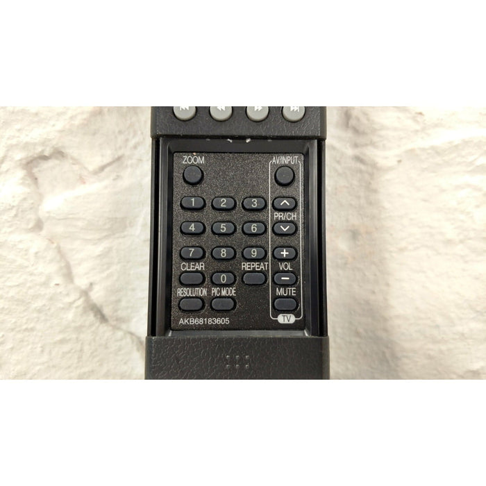 LG AKB68183605 Blu-Ray DVD Player Remote Control