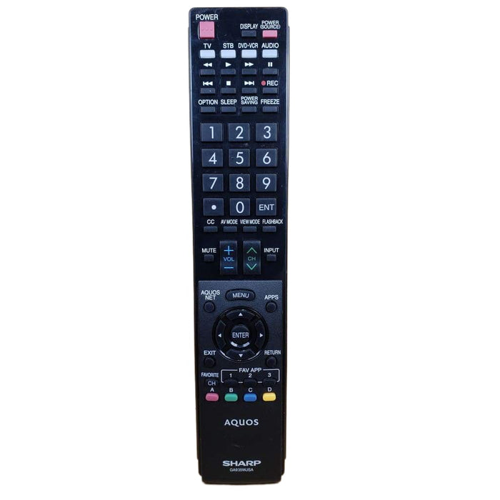 Sharp GA935WJSA Aquos TV Remote Control