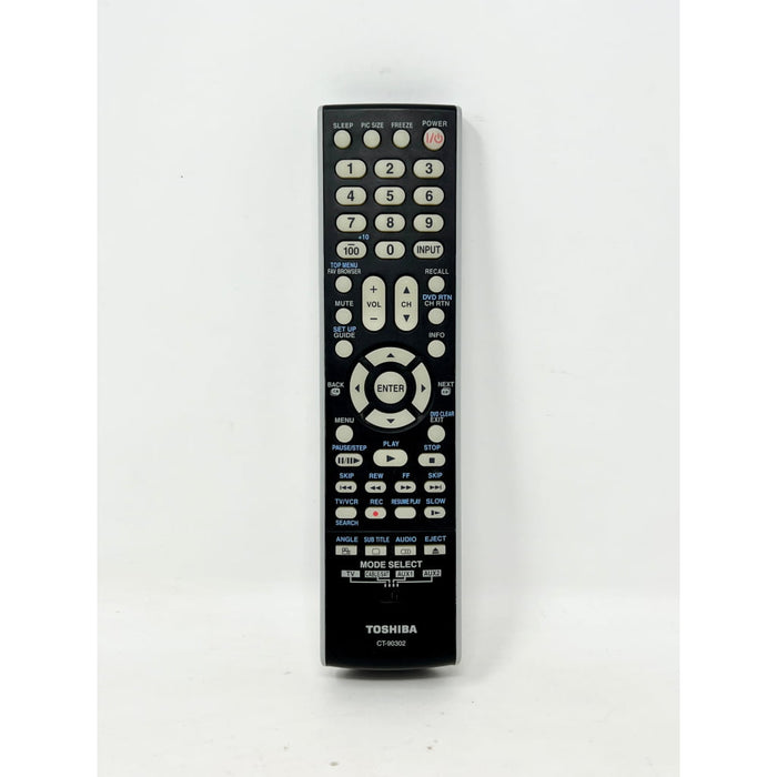 Toshiba CT-90302 TV VCR Remote Control for 42AV500U 37RV530U 32CV510U 40RV52U