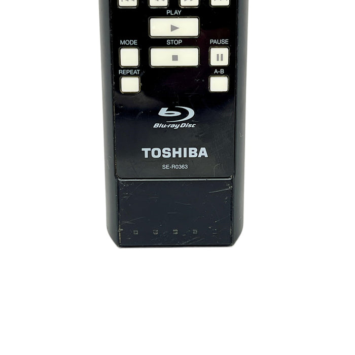 Toshiba SE-R0363 Blu-Ray CD Player Remote Control