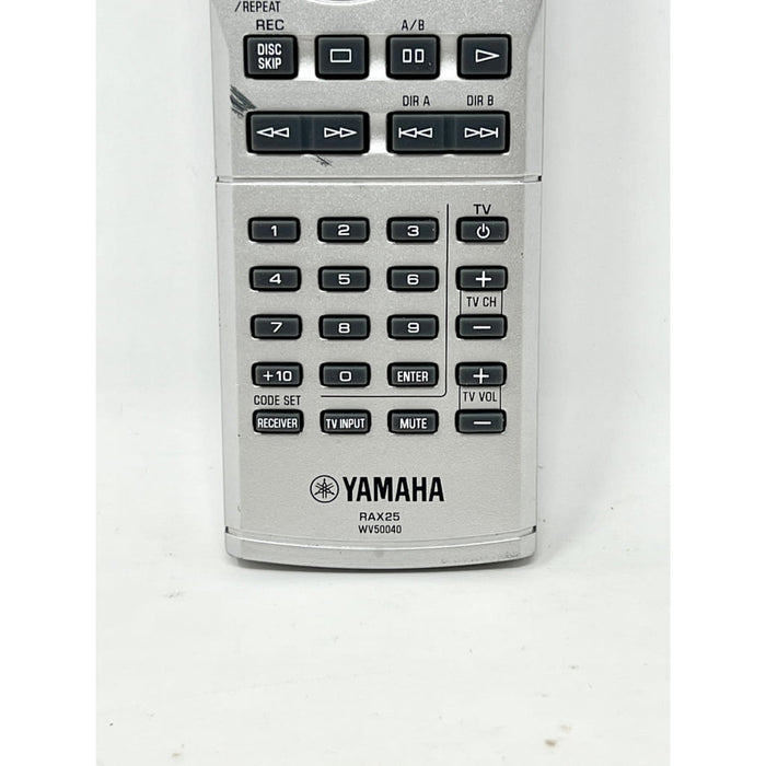 Yamaha RAX25 A/V Receiver Remote Control - WV50040