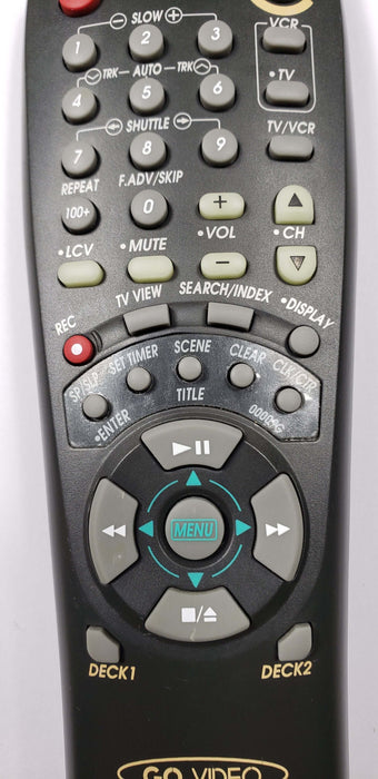 Go Video 00009G VCR Remote Control