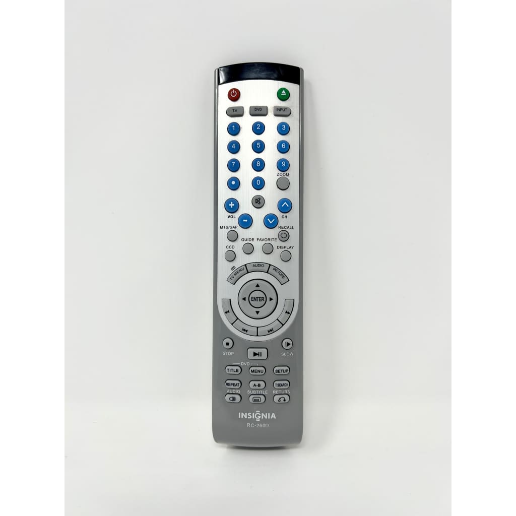 Insignia RC260D TV Remote Control — Best Deal Remotes