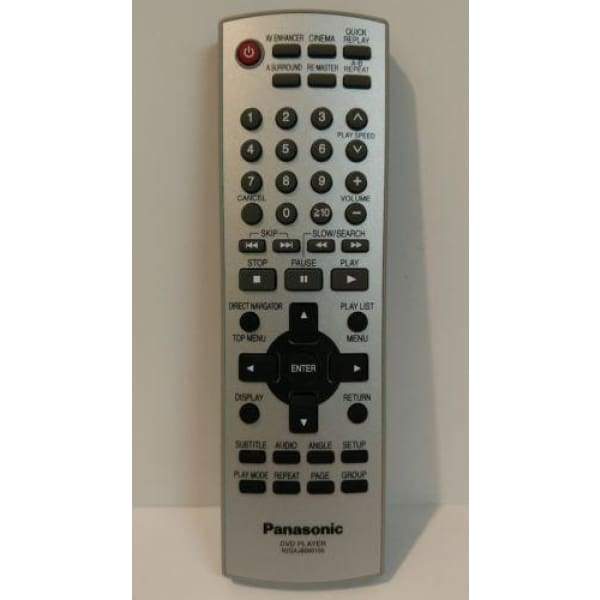 Panasonic N2QAJB000105 DVD Remote Control