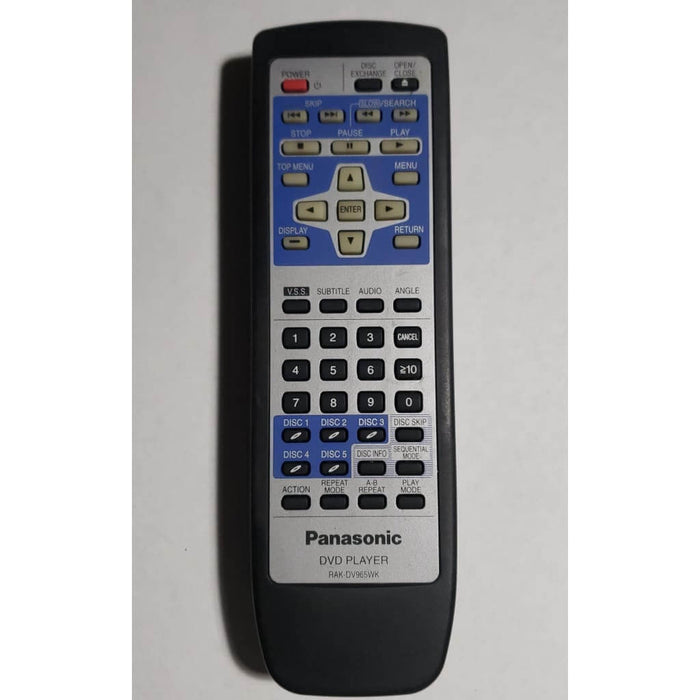 Panasonic RAK-DV965WK DVD Player Remote Control