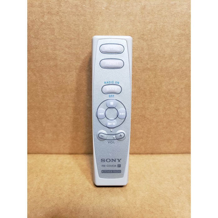 Sony RM-CD543A Kitchen Radio Remote Control